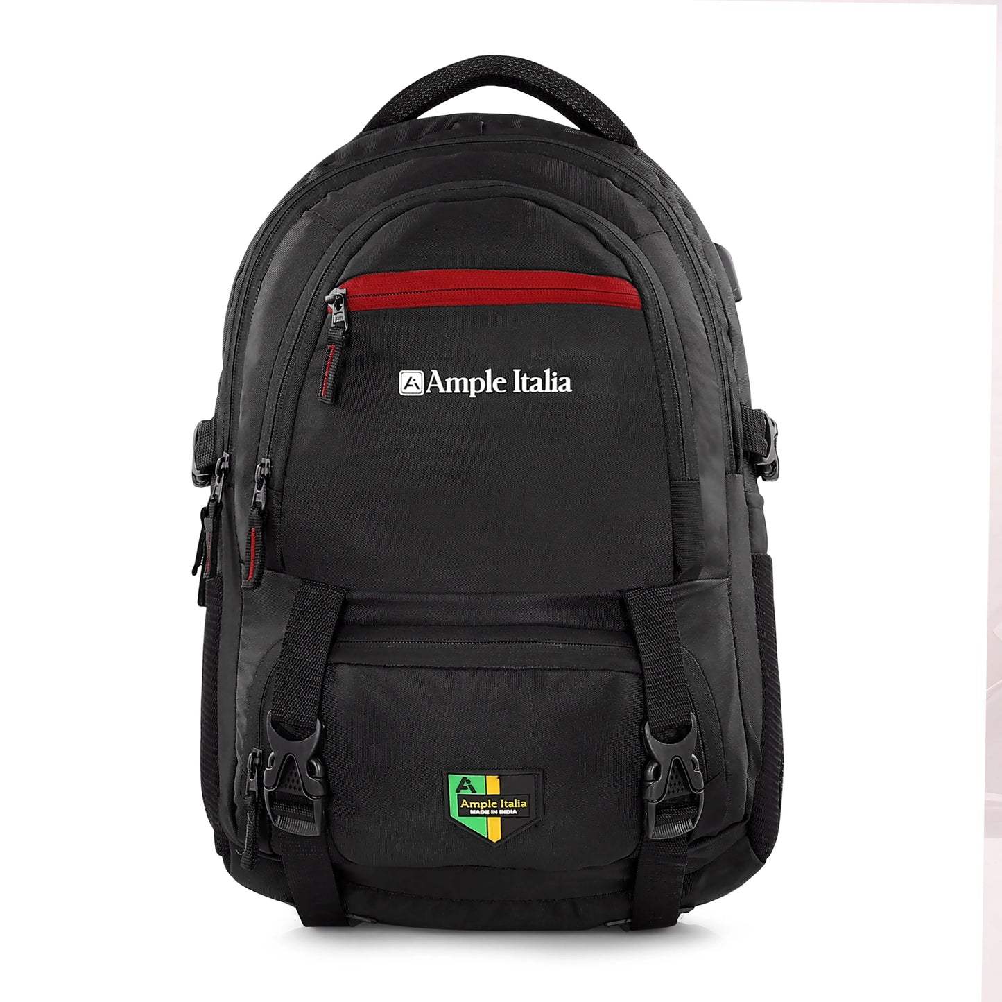 Black out grid backpack