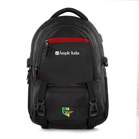 Black out grid backpack