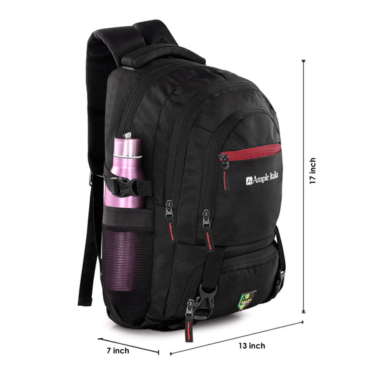 Black out grid backpack