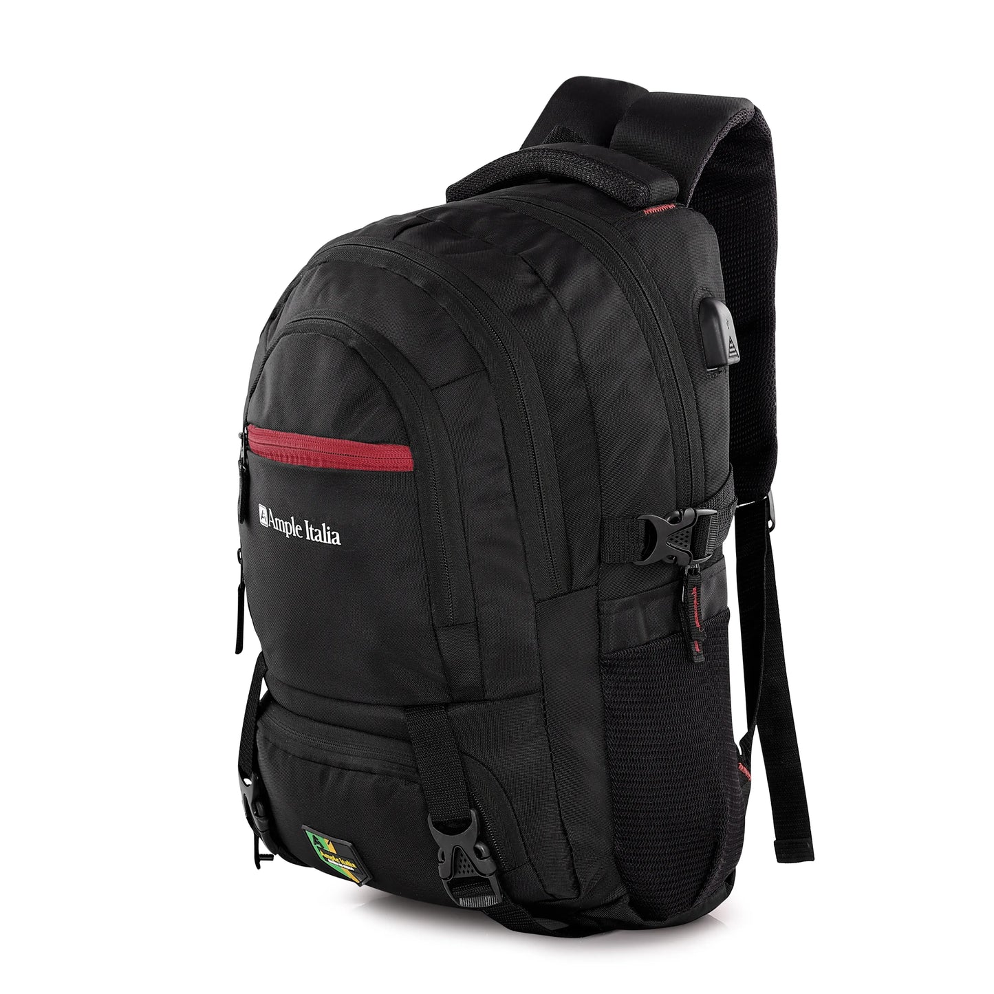 Black out grid backpack