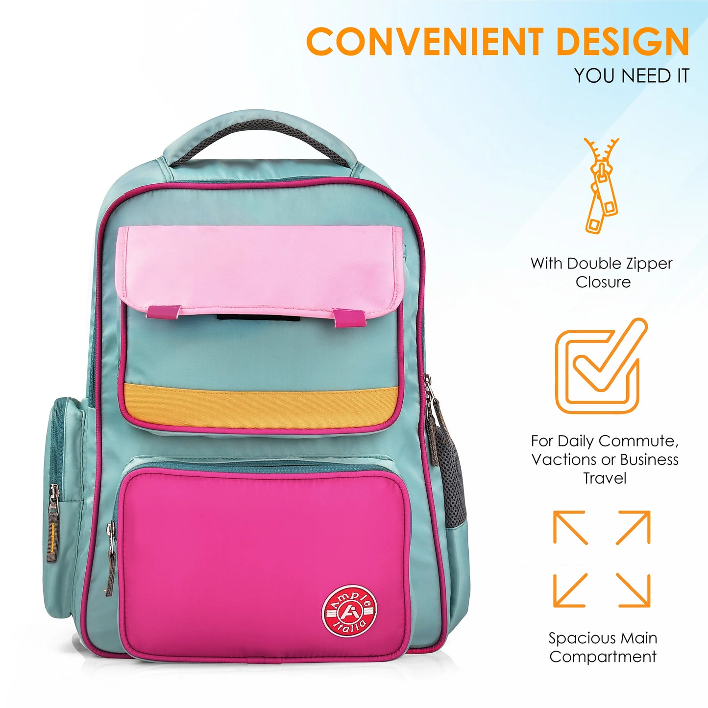 Neon tide backpack